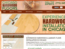 Tablet Screenshot of chicago-hardwood-floors.com